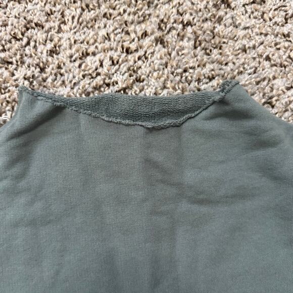 NEW Frank & Eileen Effie Long-Sleeve Funnel Neck Capelet Pine Triple Fleece Sz L - Picture 4 of 7